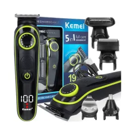 golarka-meska-trymer-do-brody-wlosow-zestaw-5w1-kemei-barber-usb