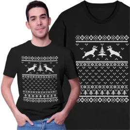 koszulka-swiateczna-t-shirt-na-swieta-renifery-brzydki-sweter-snieg-choinka