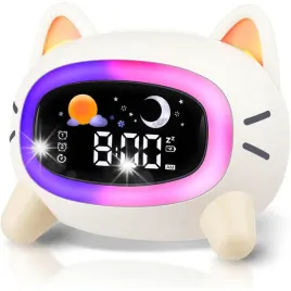 budzik-zegar-alarm-drzemka-lampka-nocna-led-dla-dzieci-rgb-kotek-trener-snu