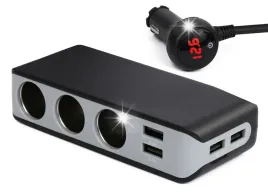 rozdzielacz-gniazda-zapalniczki-4x-usb-woltomierz