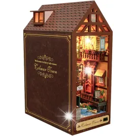 architektury-ksiegarni-model-3d-diy-swiatlem-led-drewniany-zestaw-budowlany