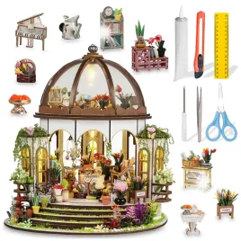 led-drewniany-domek-szklarnia-flower-house-puzzle-zestaw-diy-na-prezent