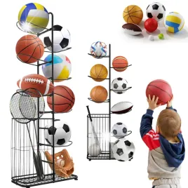 stojak-na-pilki-sportowe-z-koszem-bocznym-7-poziomow-146cm-do-silowni