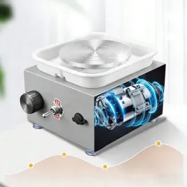 mini-kolo-garncarskie-24w-srebrne-z-cichym-silnikiem-40db-i-misa-abs