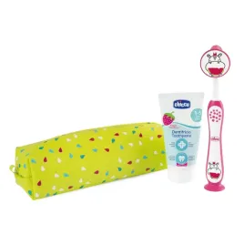 chicco-zestaw-podrozny-pasta-do-zebow-i-szczoteczka-z-oslona-hipcio-3-6l