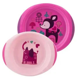 chicco-zestaw-2-talerzy-talerzykow-12m-rozowy
