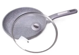 kamille-patelnia-4274-gr-30-cm-granitowa-z-pokrywka