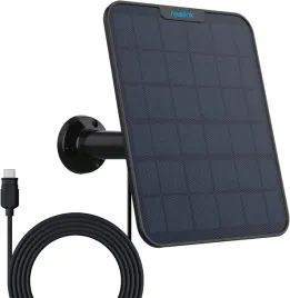 panel-solarny-do-kamer-zewnetrznych-reolink-6w-usb-c-reolink-4m-czarny