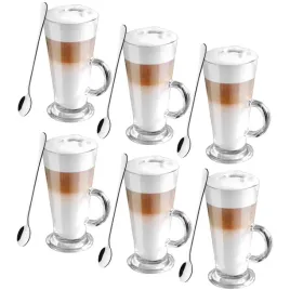 szklanki-do-kawy-latte-deserow-z-uchem-280-ml-i-lyzeczki-dlugie-stal-nier