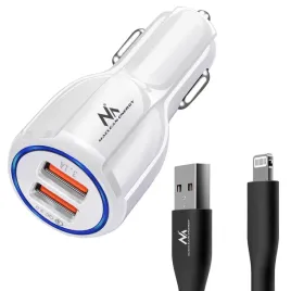 ladowarka-samochodowa-2x-usb-szybkie-ladowanie-30w-kabel-lightning-1m