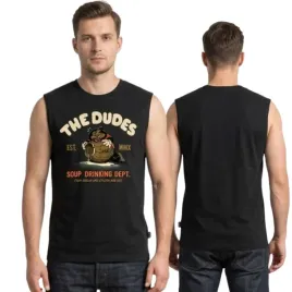 bezrekawnik-meski-the-dudes-soup-drinking-czarny-premium