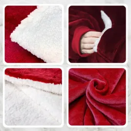 czerwony-bluzokoc-polarowy-oversize-cieply-kocobluza-z-kapturem