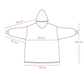 czerwony-bluzokoc-polarowy-oversize-cieply-kocobluza-z-kapturem