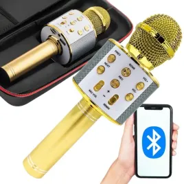 mikrofon-bezprzewodowy-bluetooth-glosnik-karaoke-okragly-z-etui-rozne-tryby