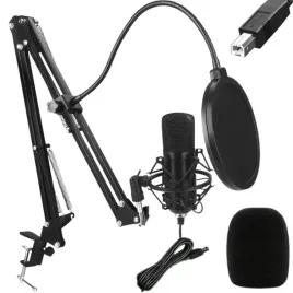 mikrofon-studyjny-usb-pojemnosciowy-zestaw-statyw-pop-filtr-kardioidalny