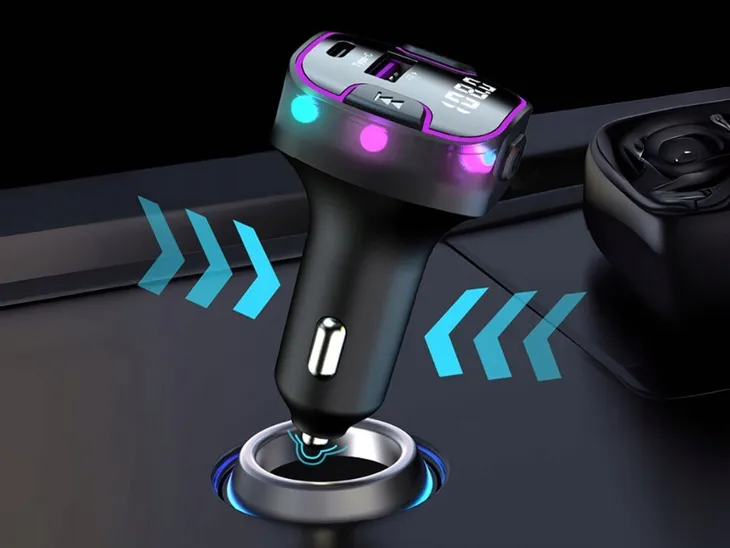 transmiter-bluetooth-samochodowy-fm-3x-usb-typ-c-adapter-ladowarka-model-grozz-stan-nowy