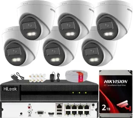zestaw-monitoringu-na-6-kamer-4mpx-smart-hybrid-light-40m-hikvision-poe-2tb