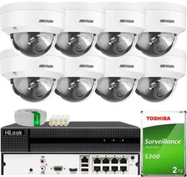 monitoring-ip-zestaw-8-kamer-4mpx-smart-hybrid-light-hikvision-poe-2tb