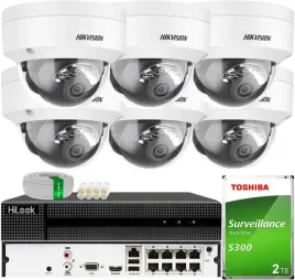 monitoring-ip-zestaw-6-kamer-4mpx-smart-hybrid-light-hikvision-poe-2tb