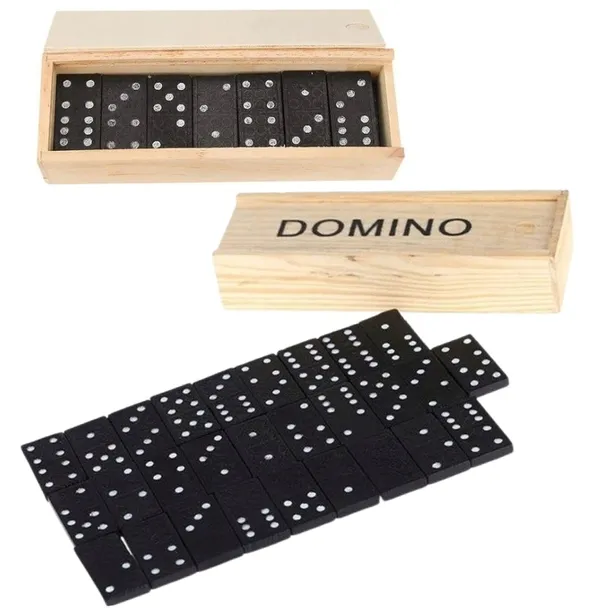 Gra Domino gra logiczna do zabawy edukacyjna dla dzieci i dorosłych 28 elem