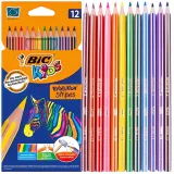 bic-evolution-stripes-kredki-olowkowe-12-kolorow-stan-nowy