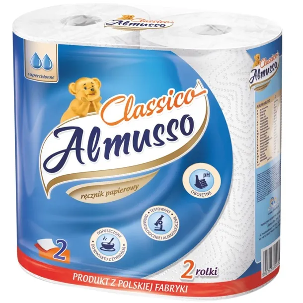 Almusso Classico Ręcznik Papierowy 2 Rolki