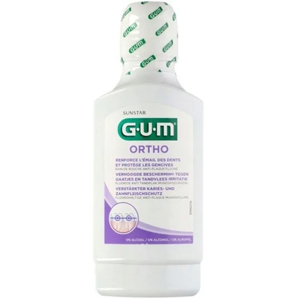 GUM Sunstar Ortho płyn do płukania jamy ustnej 300 ml