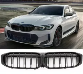 nerki-grill-zderzaka-bmw-g20-g21-2022-2024-lci-lift-czarny-polysk-mp