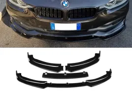 bmw-f30-f31-2013-2019-dokladka-zderzaka-przedni-splitter-czarny-polysk