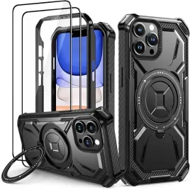 lanhiem-etui-360-pancerne-do-iphone-13-pro-2x-szklo-lcd-stojak-czarne