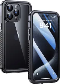 lanhiem-etui-wodoodporne-360-iphone-15-pro-max-bezbarwno-czarne