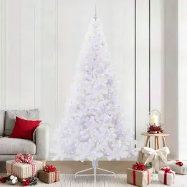vidaxl-sztuczna-choinka-z-300-diodami-led-bialy-240-cm-pvc-i-stal