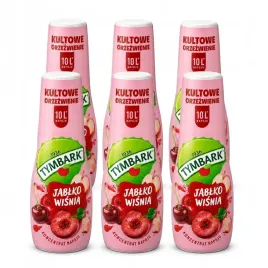 6x-syrop-koncentrat-do-saturatora-wody-napoj-tymbark-jablko-wisnia-500ml