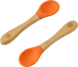 zestaw-2x-bambusowych-lyzeczek-z-silikonowa-koncowka-pomaranczowe-bamboo