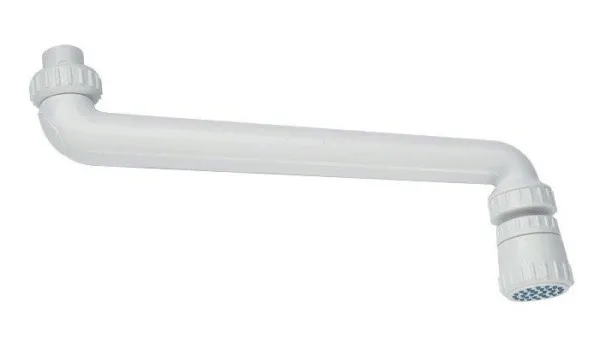 dafi-biala-wylewka-z-perlatorem-180mm-do-baterii-ogrzewacza-dafi-stan-nowy