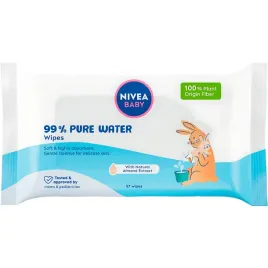 nivea-baby-99percent-pure-water-chusteczki-nawilzane-biodegradowalne-57-sztuk