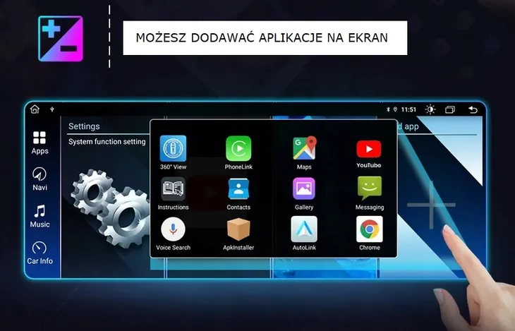 ekran-android13-nawigacja-8gb-ram-do-bmw-e90-e91-e92-e93-kontroler-idrive-marka-bez-marki