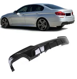 dyfuzor-tylnego-zderzaka-dla-bmw-f10-f11-m-sport-m-pakiet-czarny-polysk