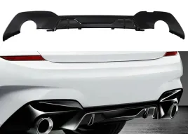 dyfuzor-tylnego-zderzaka-dla-bmw-g20-g21-m-sport-przedlift-czarny-polysk