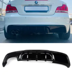 dyfuzor-tylnego-zderzaka-dla-bmw-e82-e88-m-pakiet-czarny-polysk
