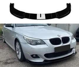 dokladka-zderzaka-przod-dla-bmw-e60-e61-2003-2010-m-pakiet-czarny-polysk