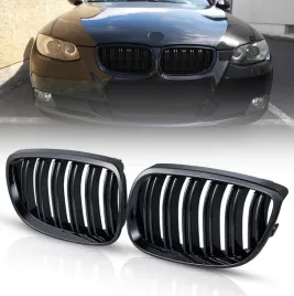 bmw-e92-e93-przedlift-2006-2009-ala-m3-czarny-polysk-nerki-grill-zderzaka