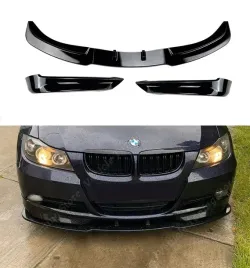 dokladka-zderzaka-przedni-splitter-czarny-polysk-do-bmw-e90-e91-2005-2008