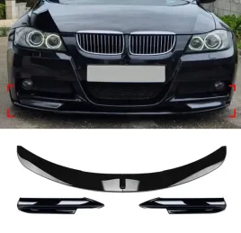 dokladka-zderzaka-przedni-m-pakiet-czarny-dla-bmw-e90-e91-pre-lci-2005-2008