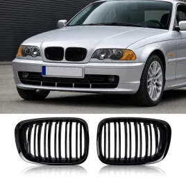 nerki-grill-atrapa-czarny-polysk-bmw-e46-coupe-cabrio-przedlift-1999-2003