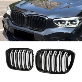 nerki-grill-zderzaka-czarny-polysk-do-bmw-x3-g01-x4-g02-przedlift-2018-2021