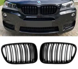 nerki-grill-zderzaka-czarny-polysk-do-bmw-x3-f25-x4-f26-przedlift-2010-2014