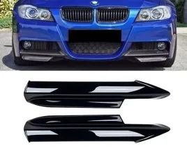 dokladka-zderzaka-przod-dla-bmw-e90-e91-2005-2008-czarny-polysk-m-pakiet
