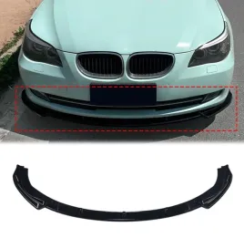 bmw-e60-e61-2008-2010-czarny-polysk-dokladka-splitter-zderzaka-zwyklego