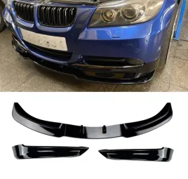 bmw-e90-e91-2005-2008-czarny-polysk-dokladka-zderzaka-przedniego-splitter